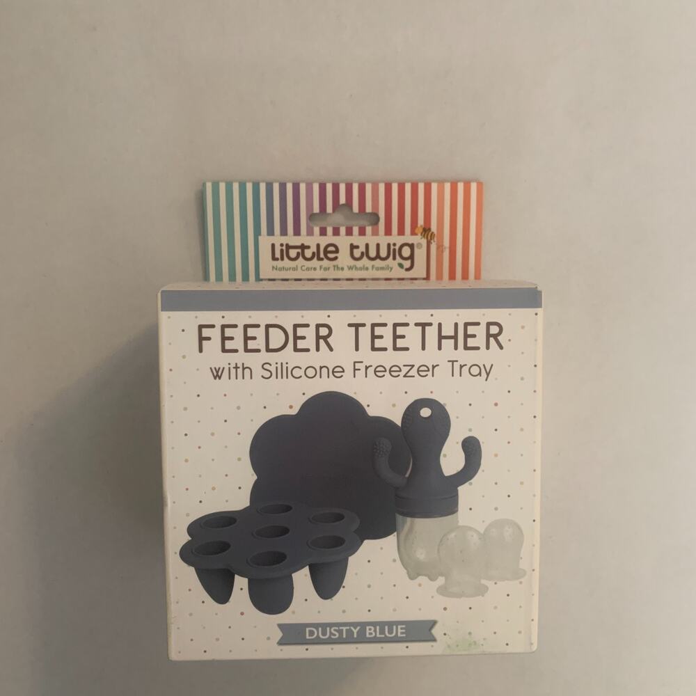 Little Twig With Silicone Freezer Tray Feeder Teether Brand New